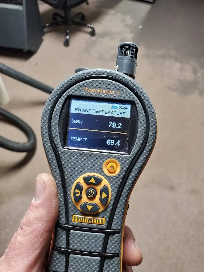 Moisture meter humidity assessment for Mold Remediation & Removal in Swansea